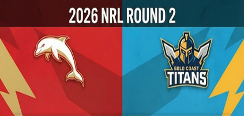 NRL Round 2 Dolphins vs Titans