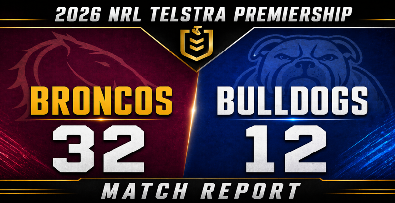 Broncos vs Bulldogs Round 8 2026 Telstra Premiership