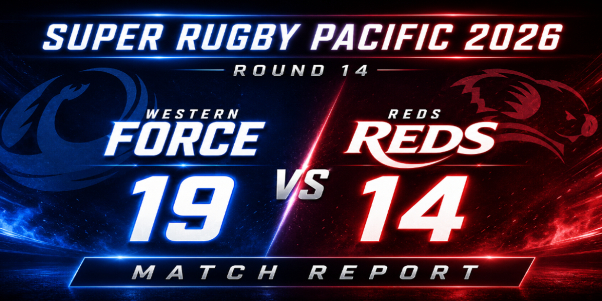 Super Rugby Pacific 2026 Round 14 Western Force vs Queensland Reds